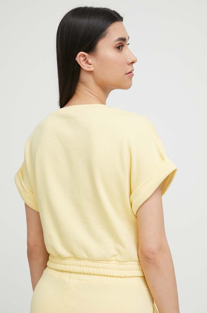 Футболка лаунж United Colors of Benetton колір жовтий