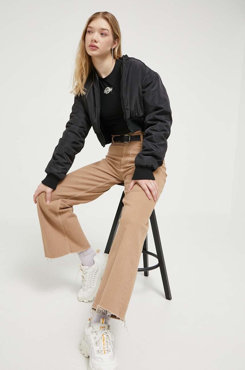 Топ Dickies жіночий колір чорний