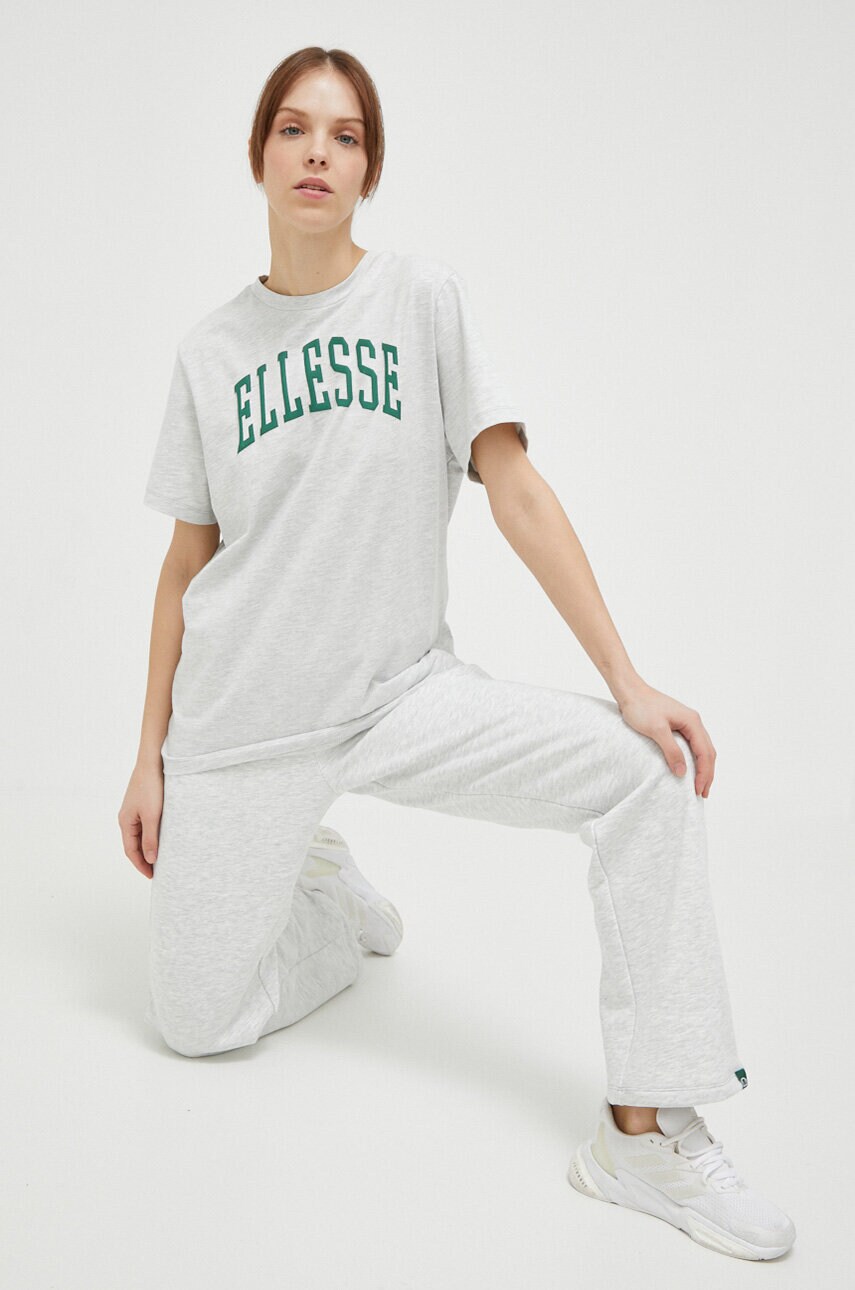 Бавовняна футболка Ellesse колір сірий SGR17859-LIGHTGREY