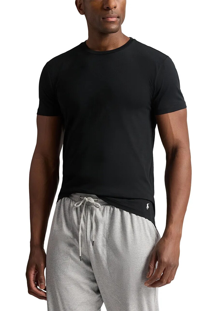 Бавовняна футболка Polo Ralph Lauren 3-pack чоловіча колір білий однотонна 714830304