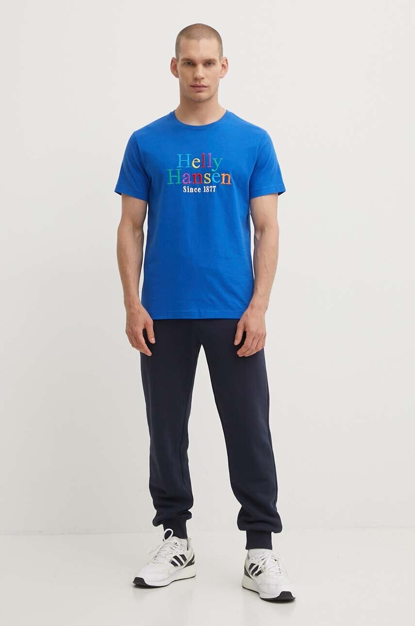 Бавовняна футболка Helly Hansen візерунок