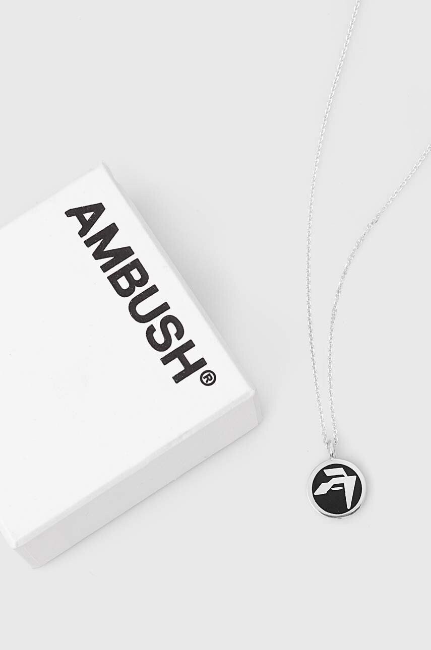 Срібне кольє AMBUSH Epoxy Amblem Charm BMOB00ES24SIL