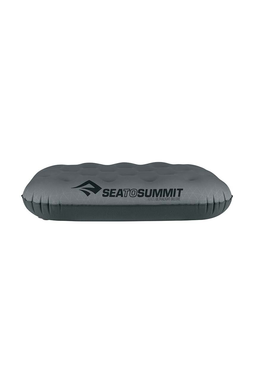 Подушка Sea To Summit Aeros Ultralight Deluxe колір сірий APILUL