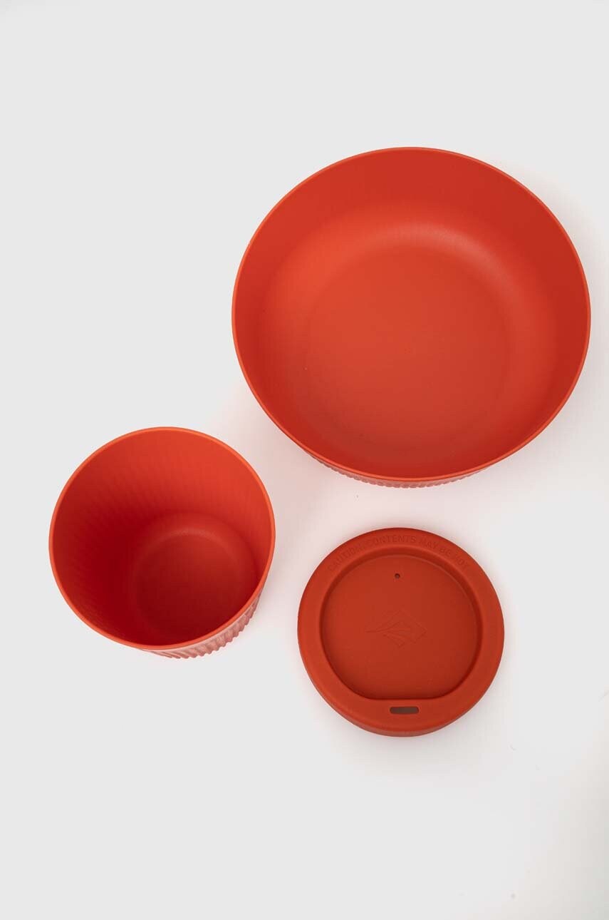 Набір посуду Sea To Summit Passage Dinnerware Set 1 Person колір червоний ACK0370511P