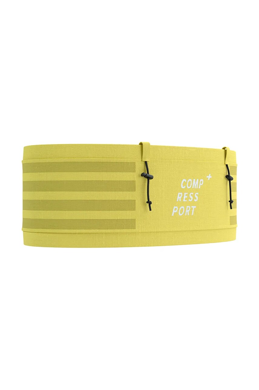 Пояс для бігу Compressport Free Belt Pro колір жовтий CU00011B