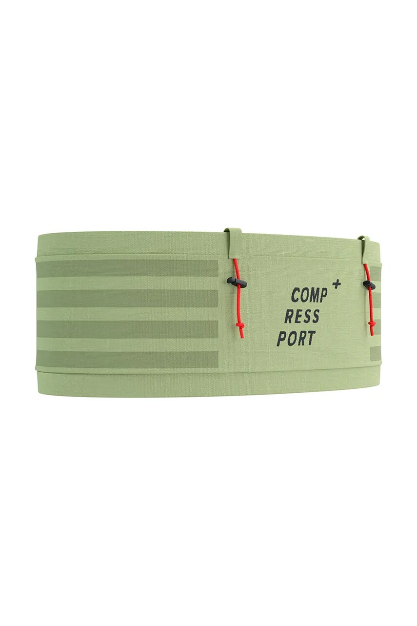 Пояс для бігу Compressport Free Belt Pro колір зелений CU00011B