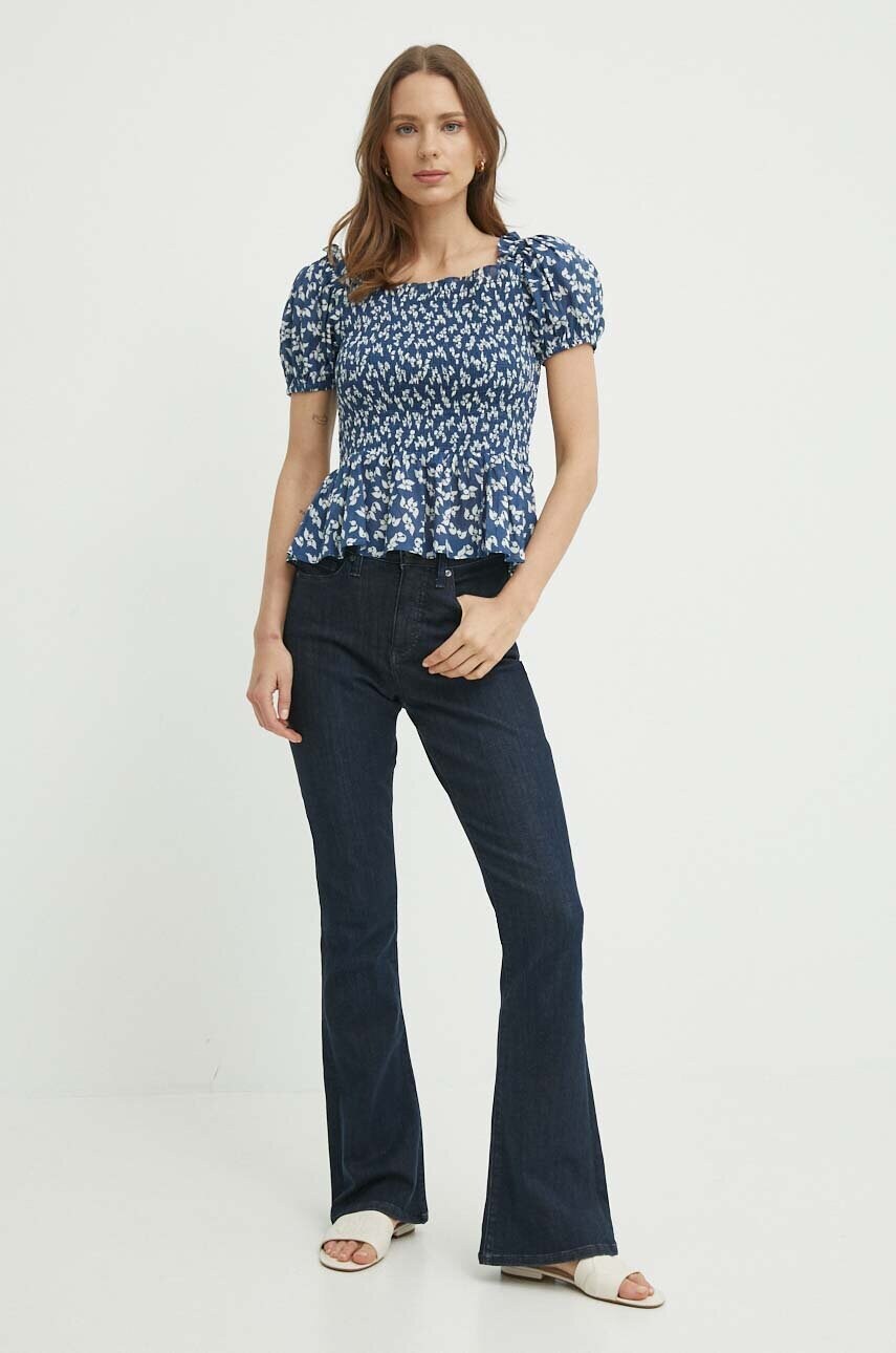 Бавовняна блузка Lauren Ralph Lauren жіноча візерунок 200932963