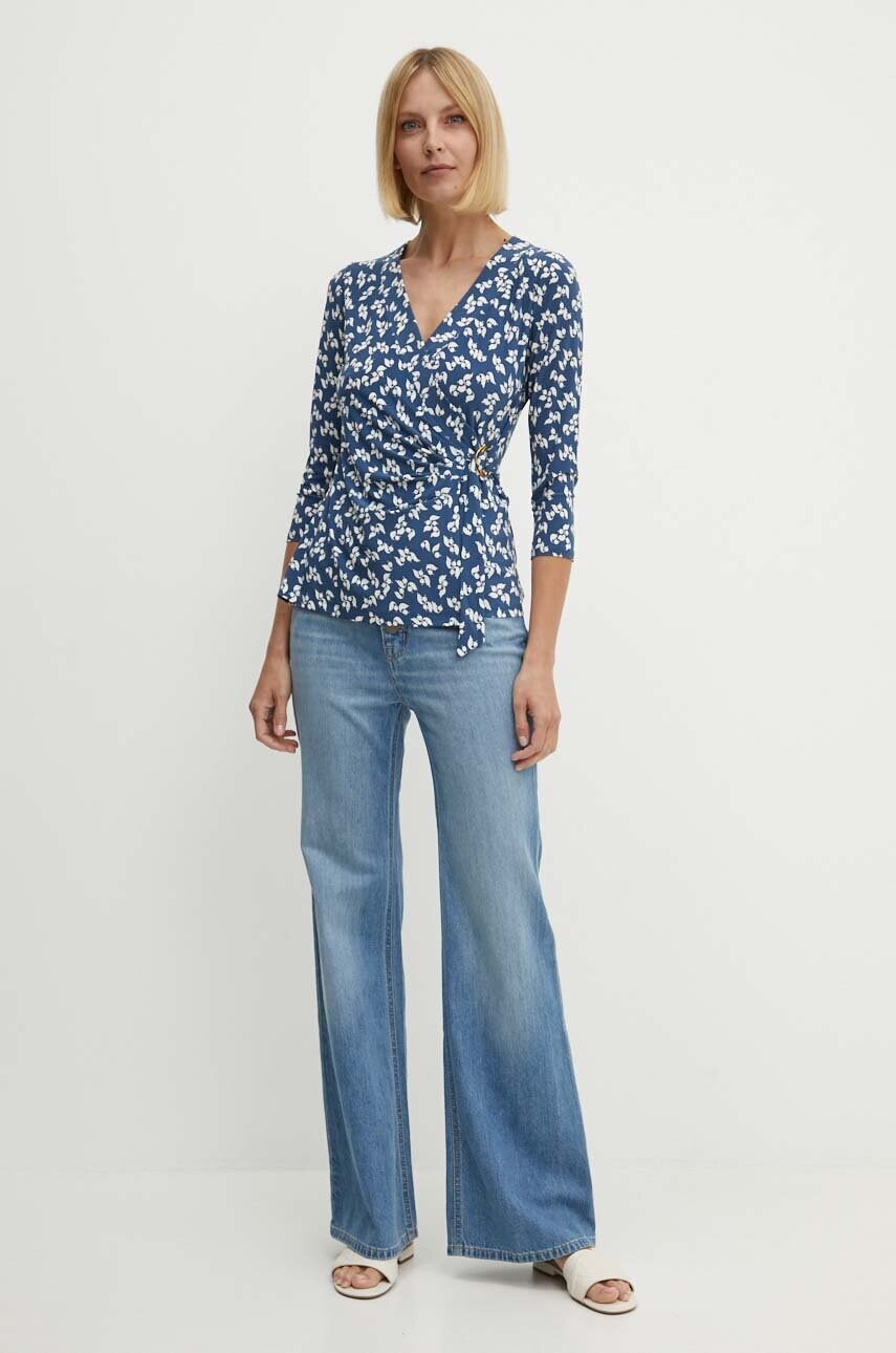 Блузка Lauren Ralph Lauren жіноча візерунок 200933357