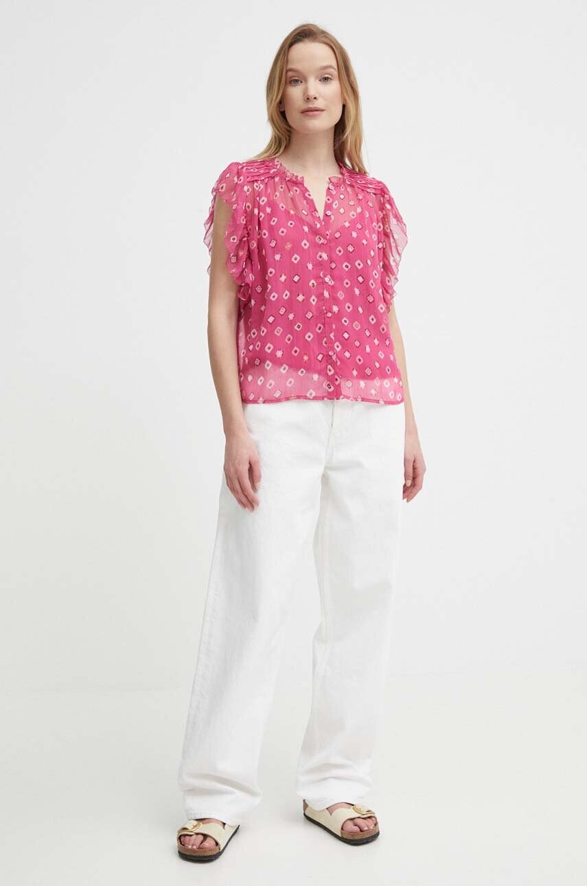 Сорочка Pepe Jeans MARLEY жіноча колір рожевий relaxed PL304798