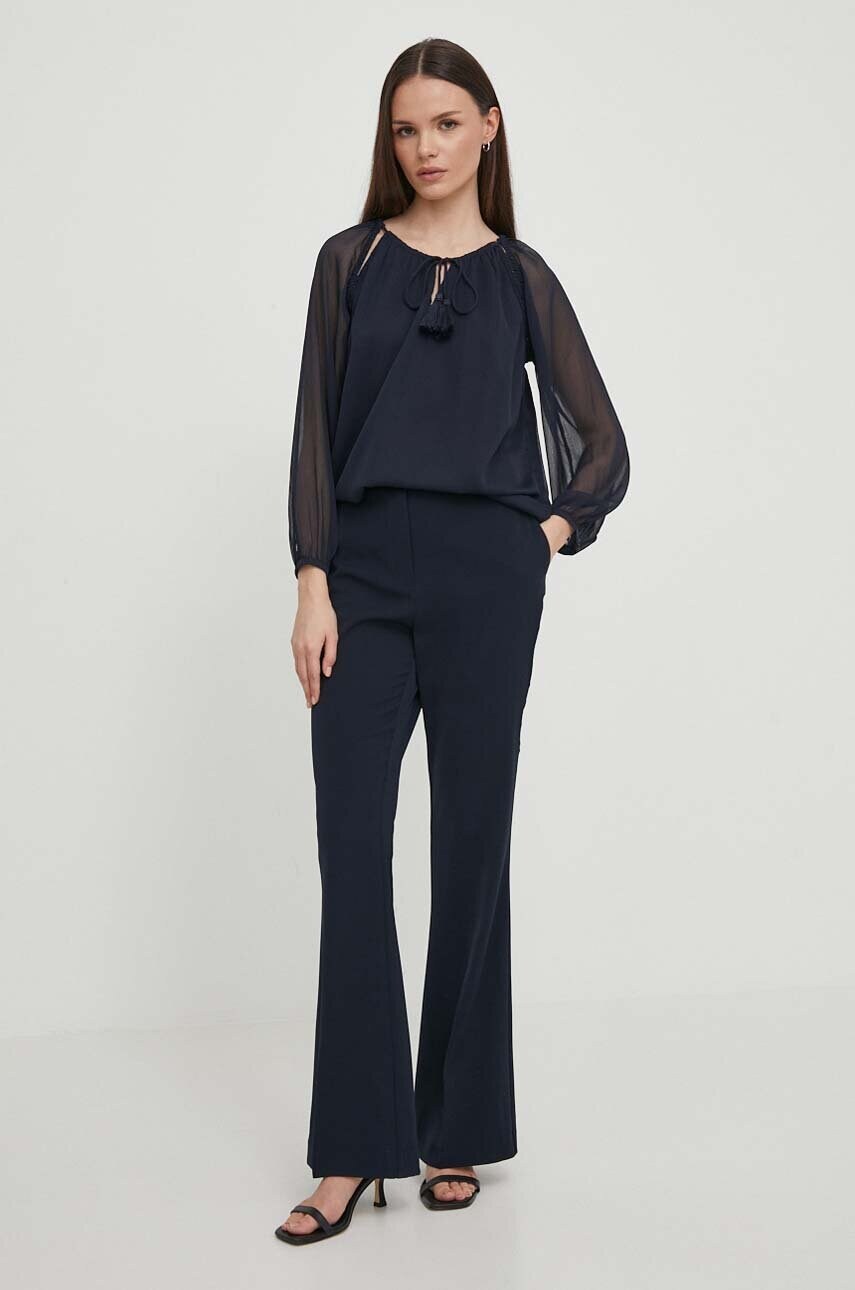 Блузка Pepe Jeans CHIARA жіноча колір синій однотонна PL304829