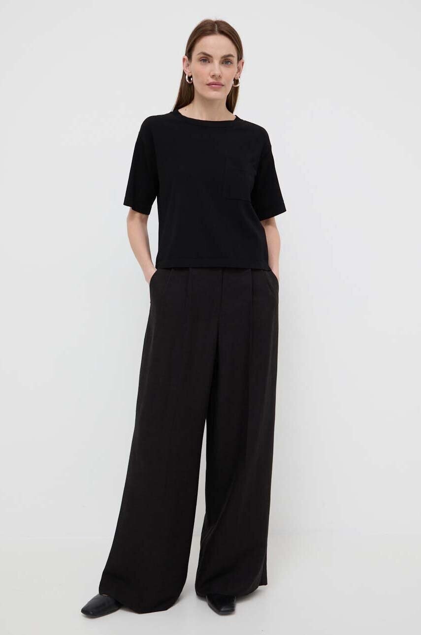Футболка Max Mara Leisure колір чорний