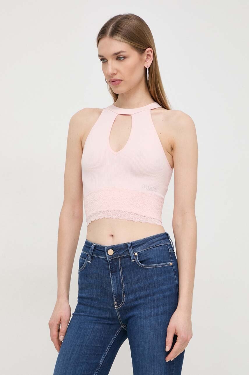 Топ Guess колір рожевий