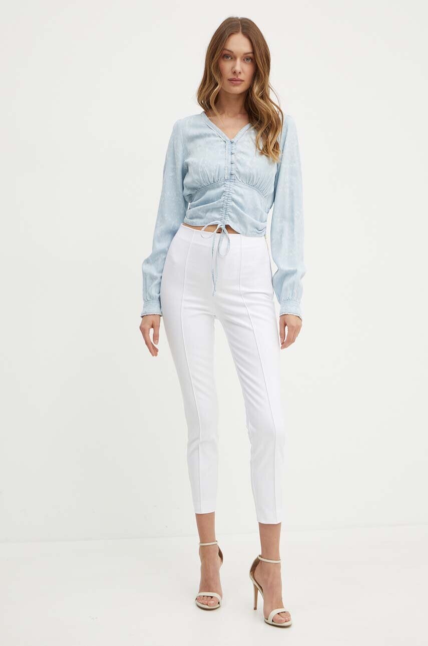 Блузка Guess MALIKA жіноча візерунок W4GH31 D4YZ4