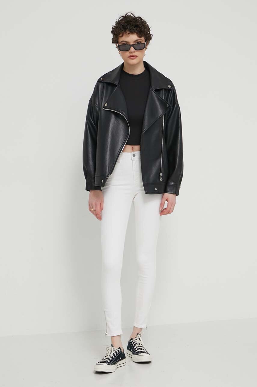 Топ Tommy Jeans жіночий колір чорний DW0DW17985