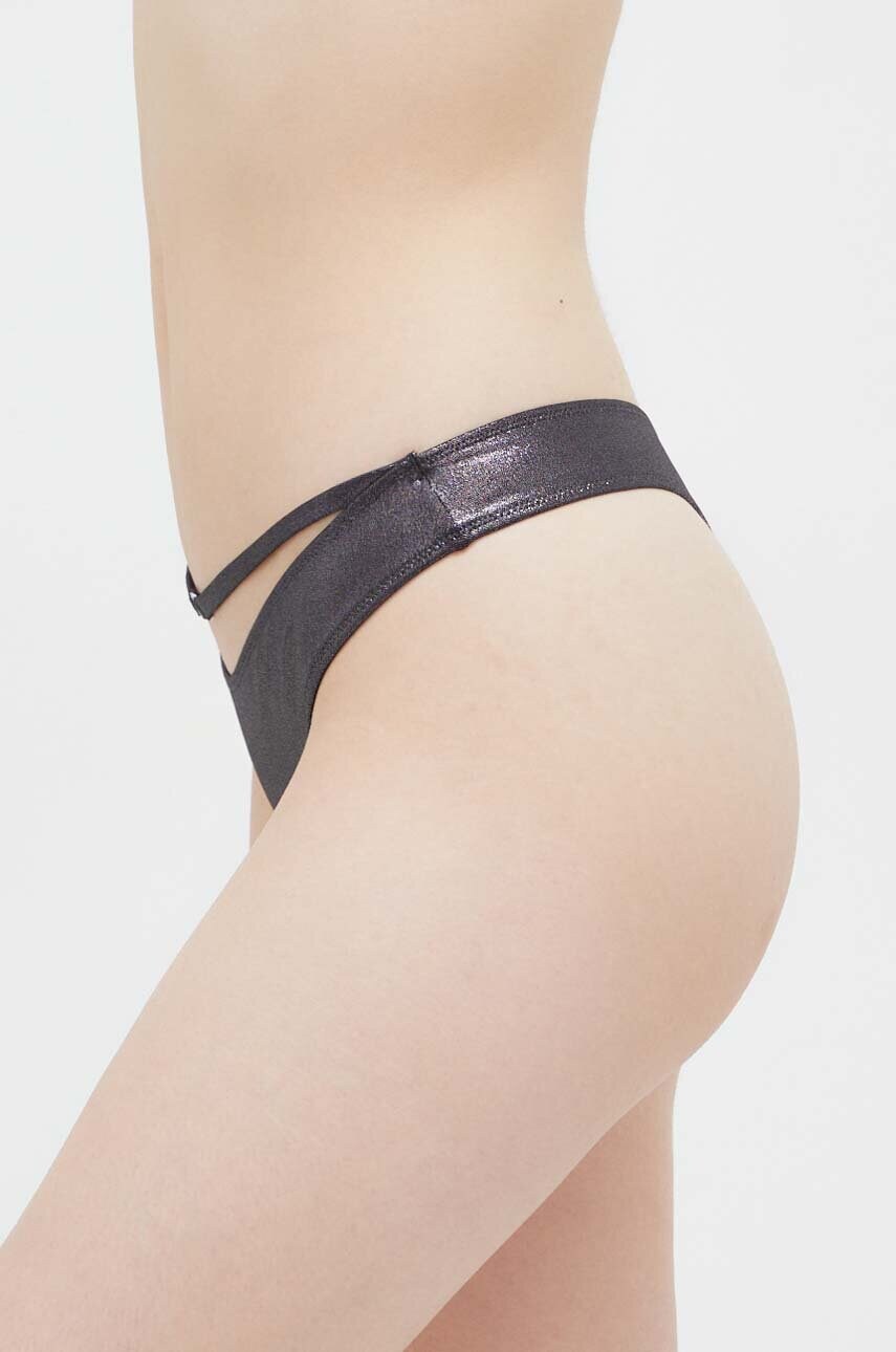 Купальні стринги Calvin Klein колір чорний