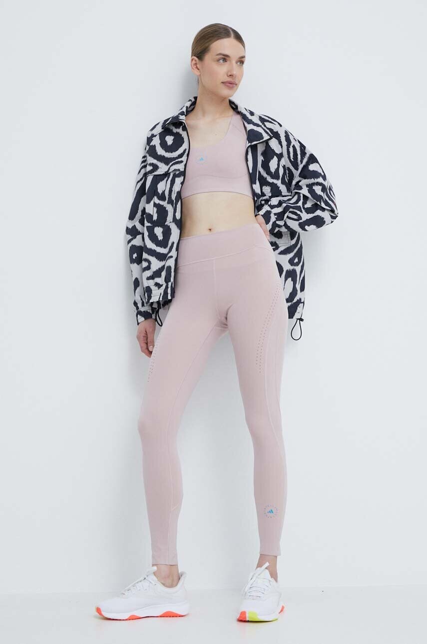 Спортивний бюстгальтер adidas by Stella McCartney колір рожевий однотонний IV9348