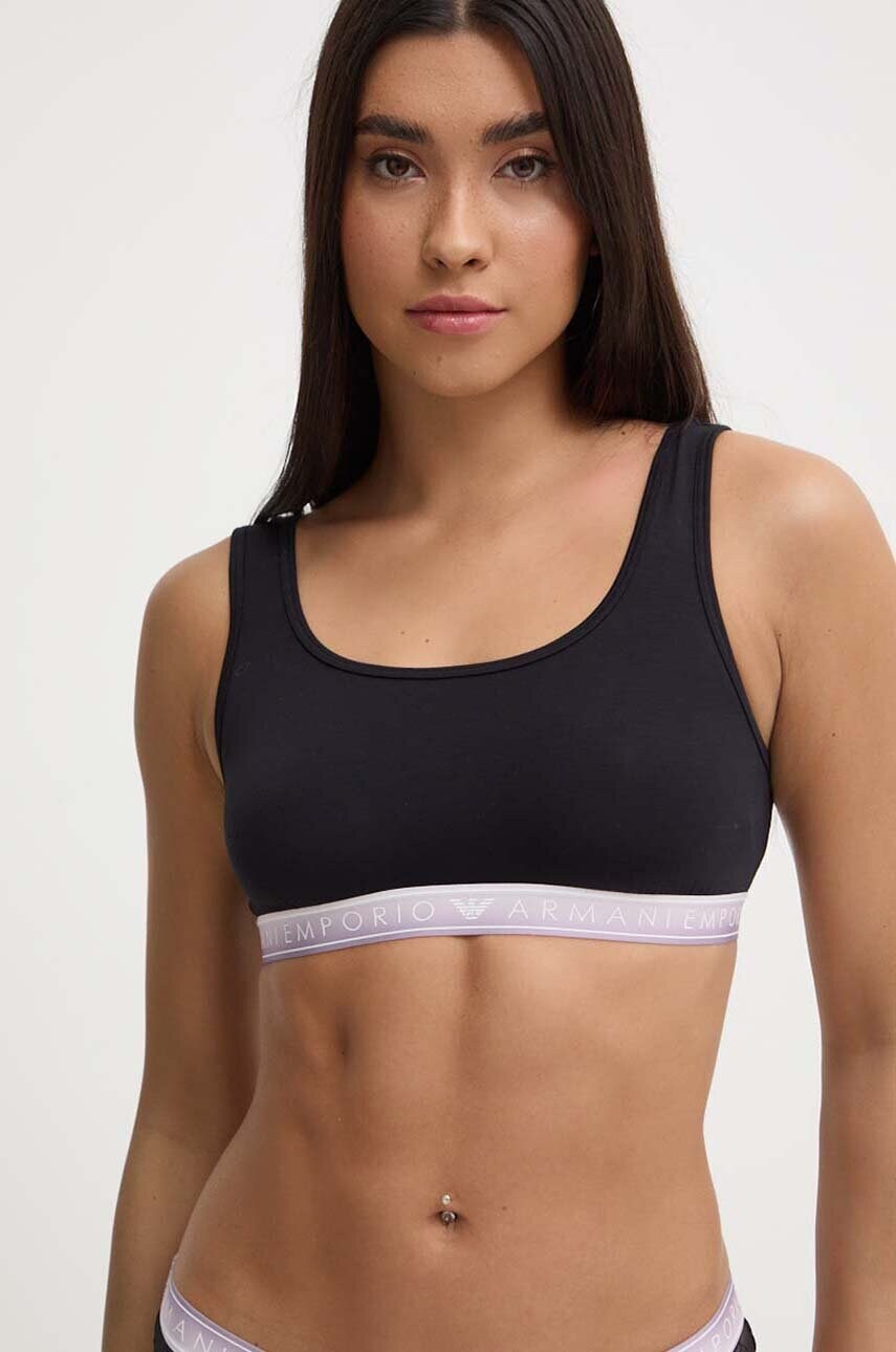 Бюстгальтер Emporio Armani Underwear колір чорний 164232 4R226