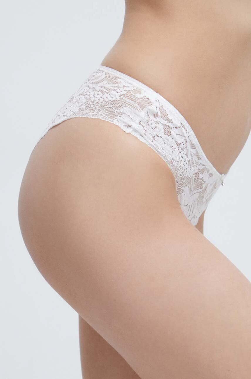 Труси women'secret FEMININE LACE колір білий 8327299