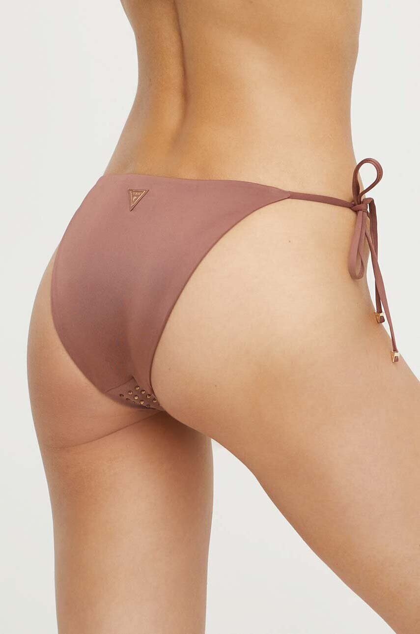 Купальні труси Guess колір коричневий