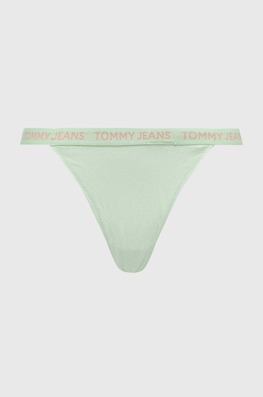 Стринги Tommy Jeans 3-pack колір зелений