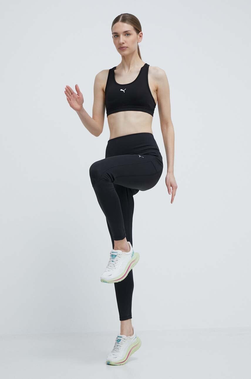Спортивний бюстгальтер Puma 4KEEPS колір чорний візерунок 525317