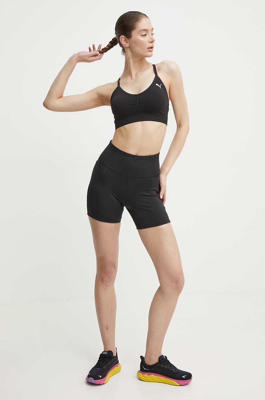 Спортивний бюстгальтер Puma Move Shapelux колір чорний однотонний 524362
