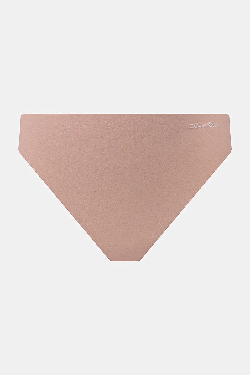 Стринги Calvin Klein Underwear 3-pack колір рожевий 000QD3558E