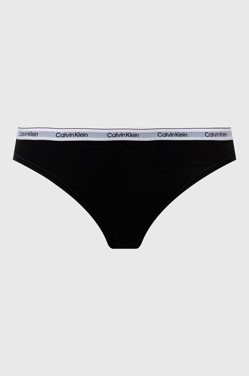 Труси Calvin Klein Underwear 3-pack колір чорний 000QD5207E