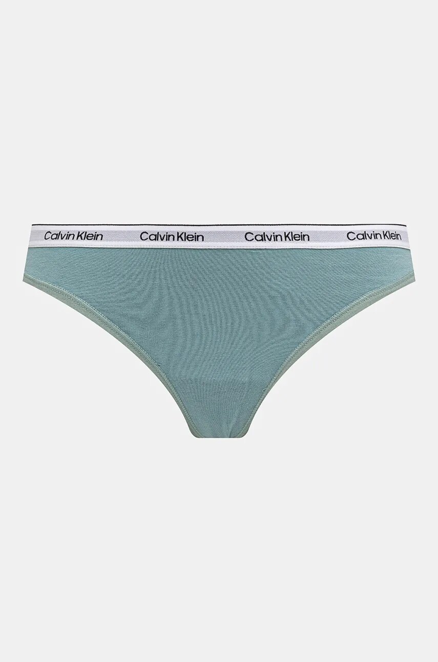 Стринги Calvin Klein Underwear 3-pack колір білий 000QD5209E