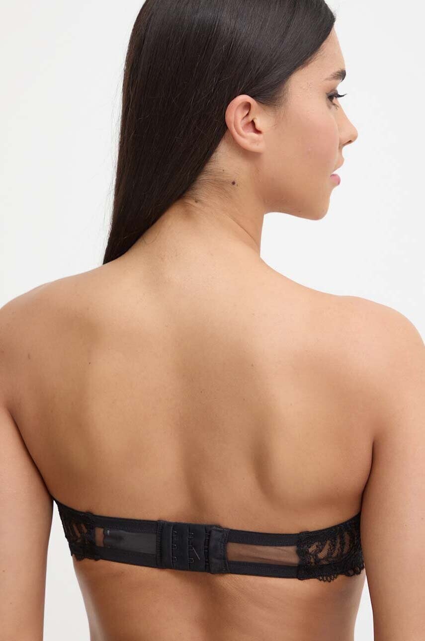 Бюстгальтер Calvin Klein Underwear колір чорний мереживо однотонний 000QF7757E