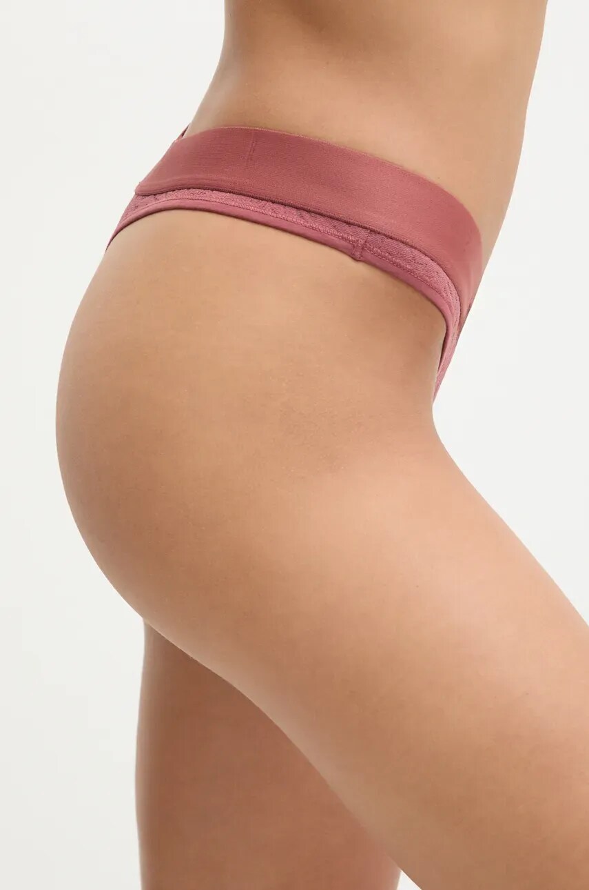 Стринги Calvin Klein Underwear колір червоний 000QF7287E
