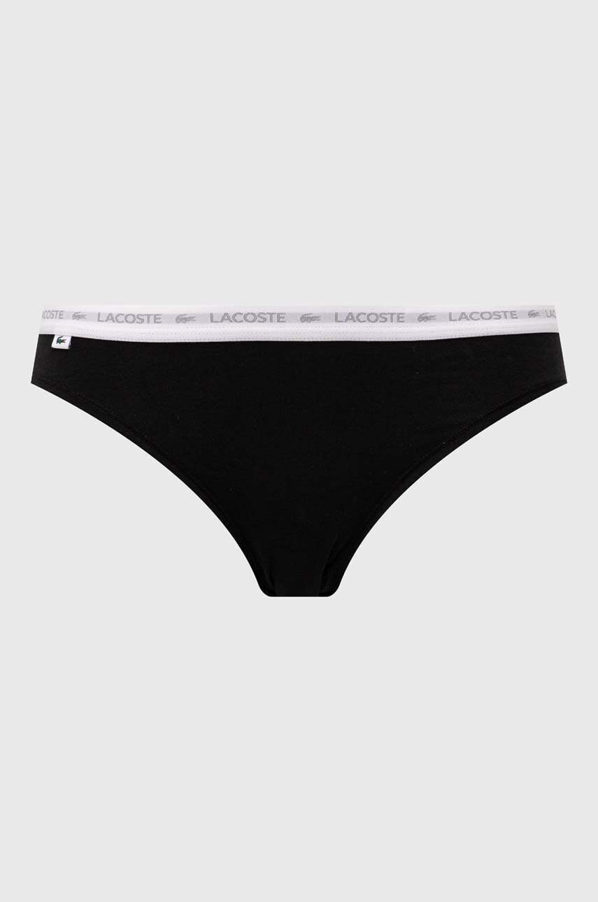 Труси Lacoste 3-pack колір чорний