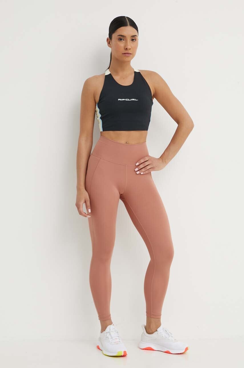 Спортивний бюстгальтер Rip Curl Revival колір чорний візерунок