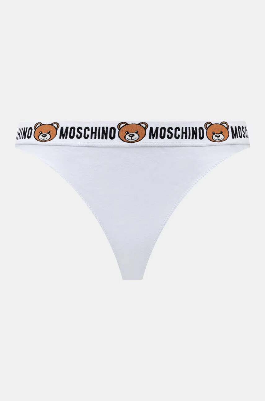 Стринги Moschino Underwear 2-pack колір білий 13854402