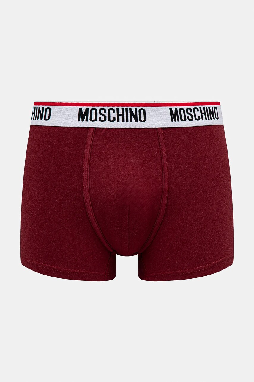 Боксери Moschino Underwear 3-pack чоловічі колір бордовий 241V1A13954300