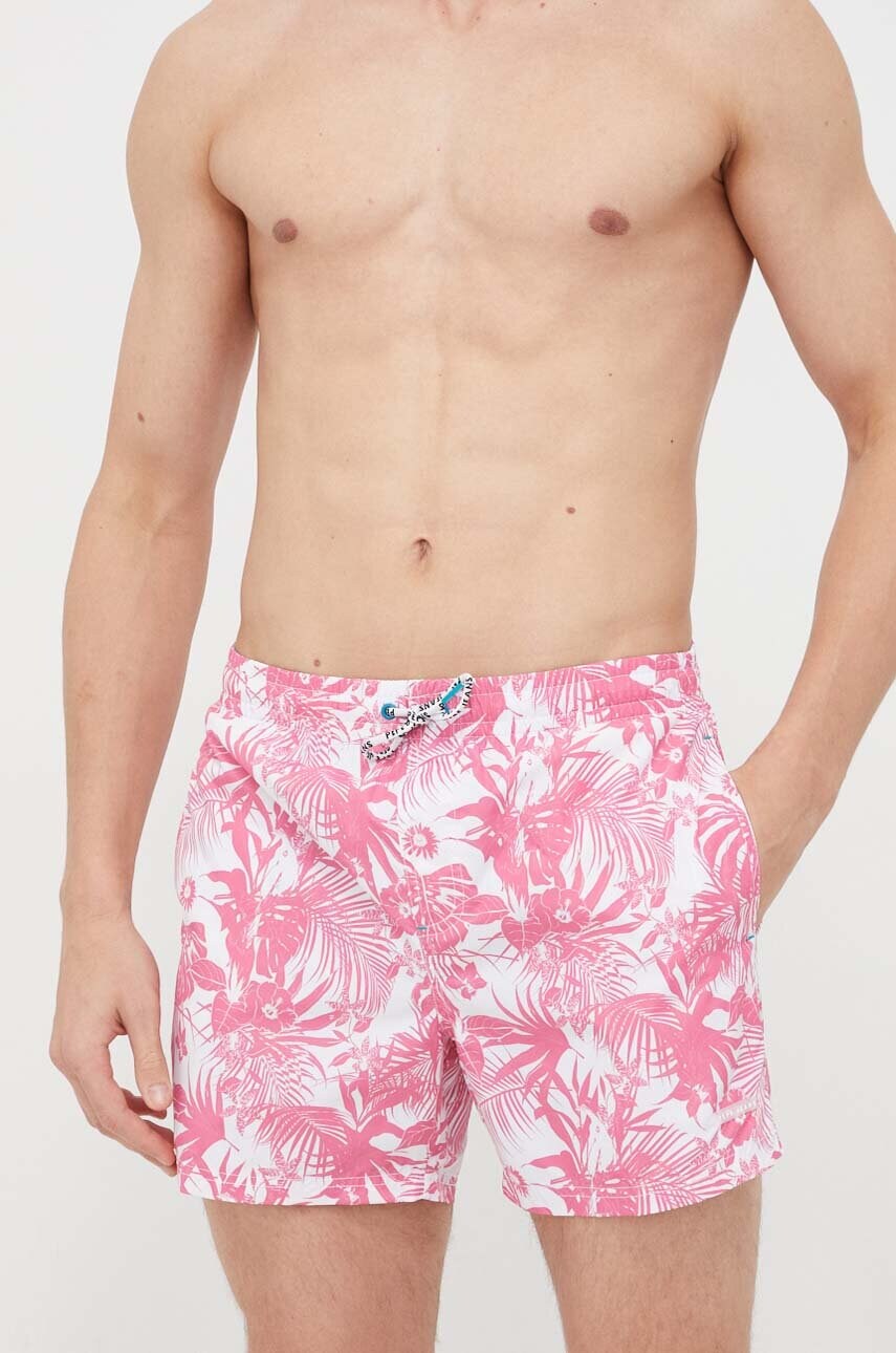 Купальні шорти Pepe Jeans HIBISCUS SWIMSHORT колір рожевий PMB10390