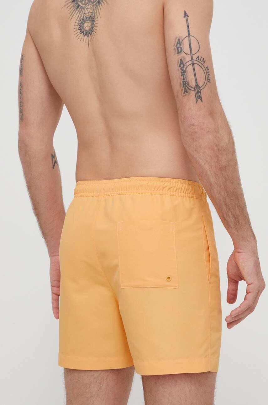 Купальні шорти Calvin Klein колір помаранчевий