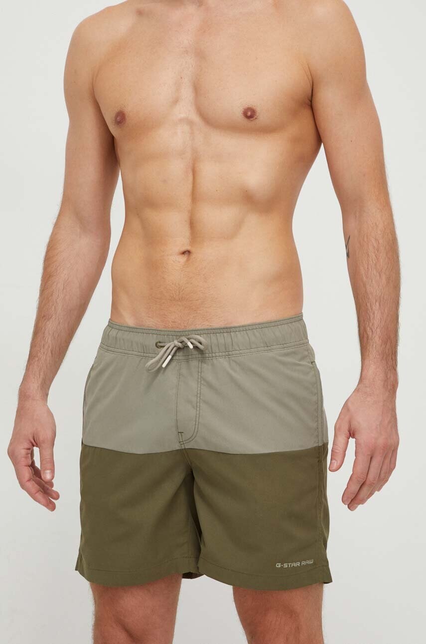 Купальні шорти G-Star Raw колір зелений