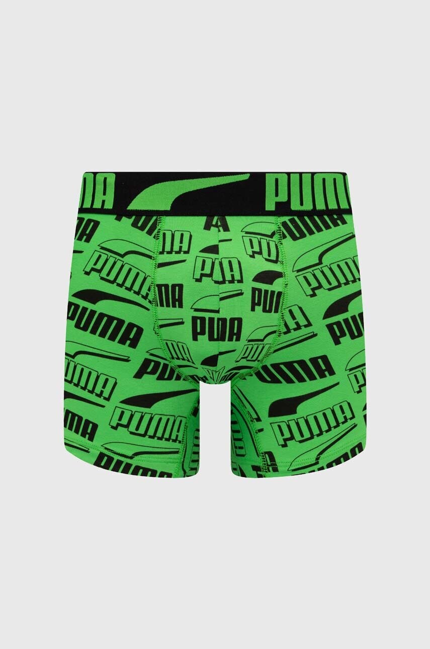Боксери Puma 2-pack чоловічі колір зелений 938307