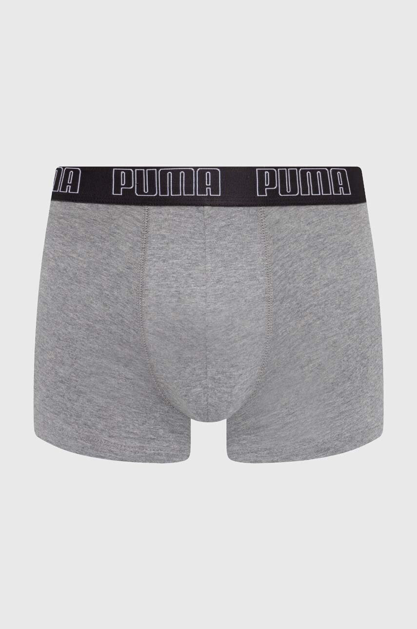Боксери Puma 2-pack чоловічі колір сірий 938321