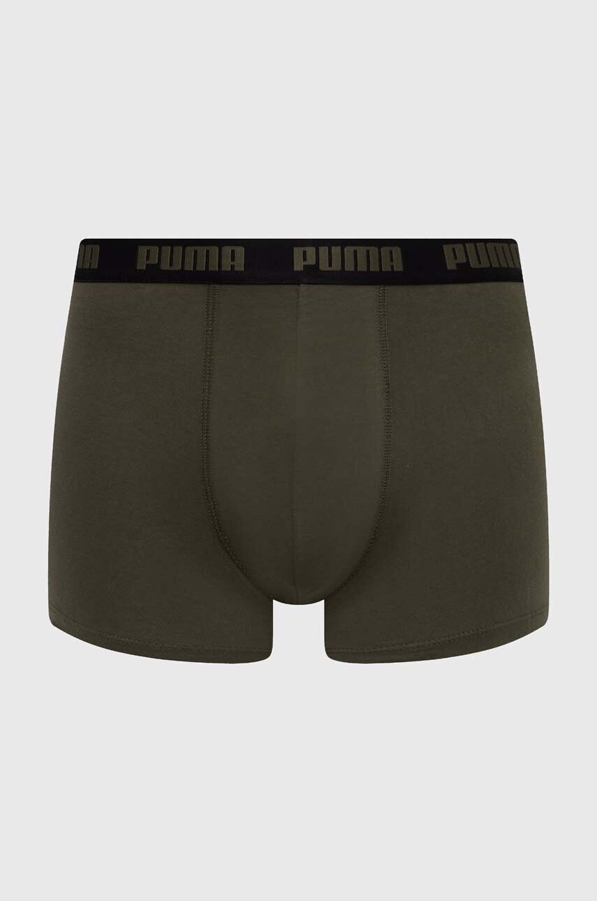 Боксери Puma 3-pack чоловічі колір зелений 938327