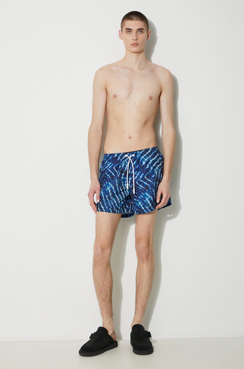 Купальні шорти Marcelo Burlon Aop Sound Waves Swim Short CMFA003S24FAB0024501
