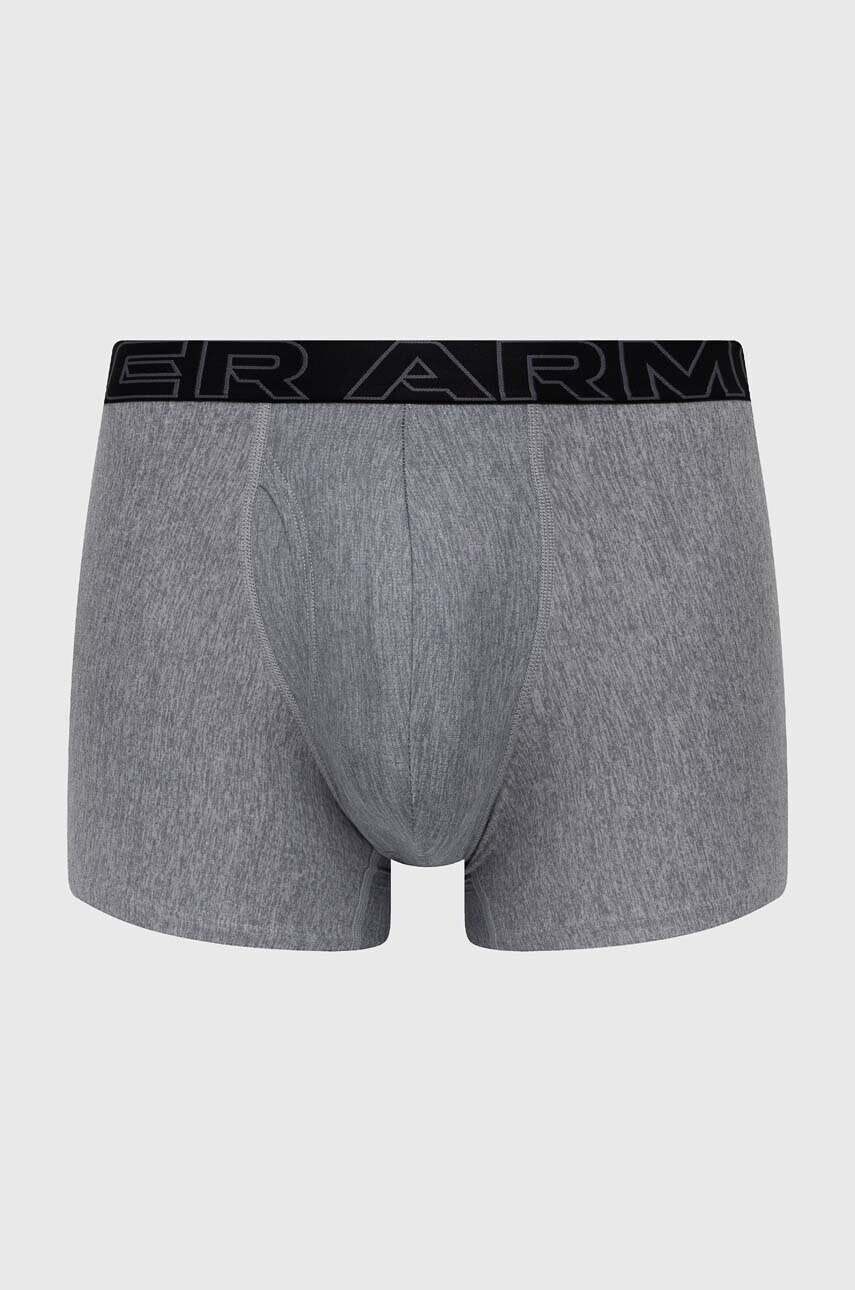 Боксери Under Armour 3-pack чоловічі колір сірий