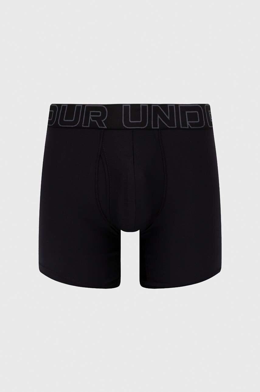 Боксери Under Armour 3-pack чоловічі колір чорний