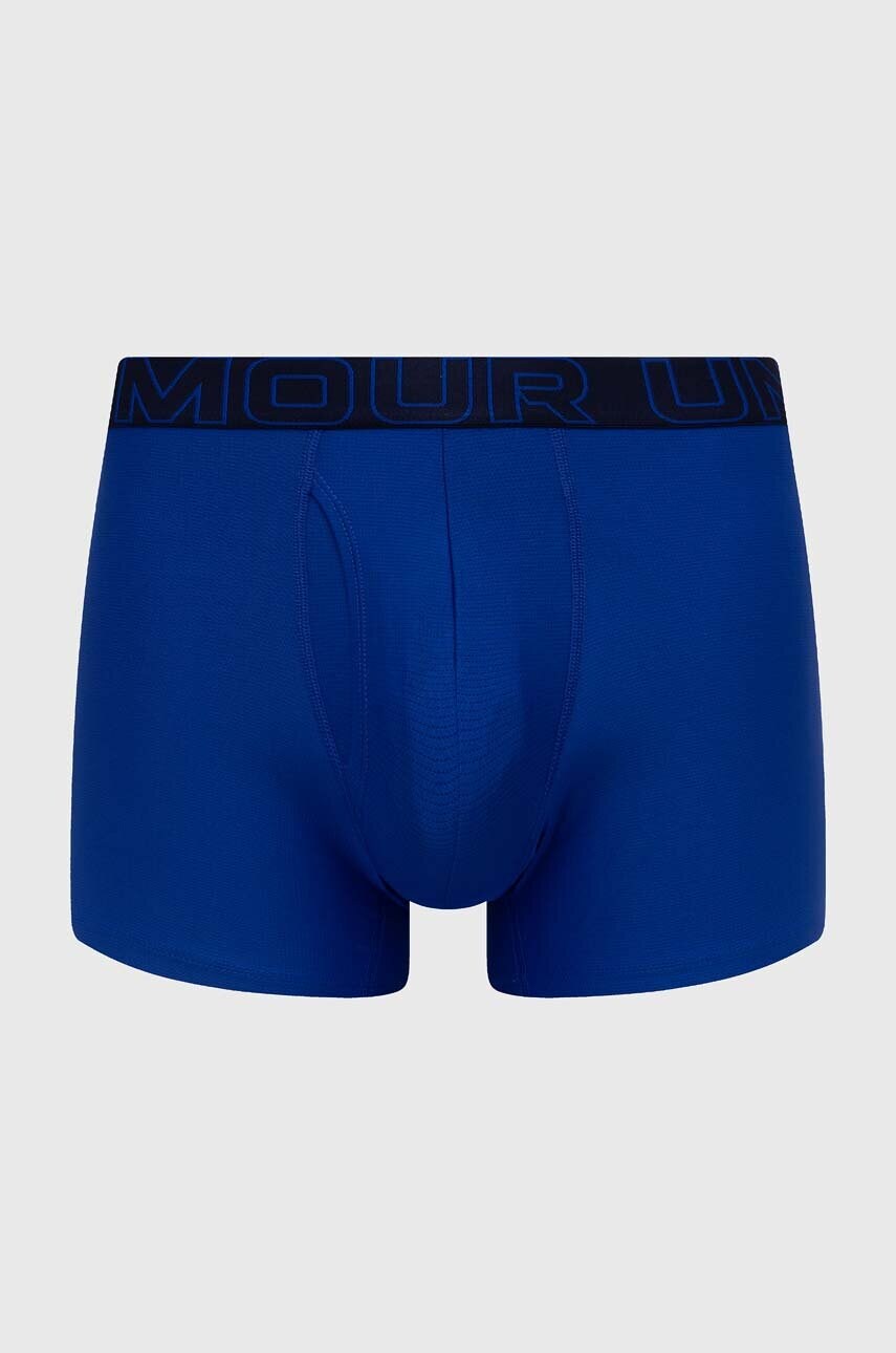 Купити Боксери Under Armour 3-pack чоловічі колір синій – головне зображення