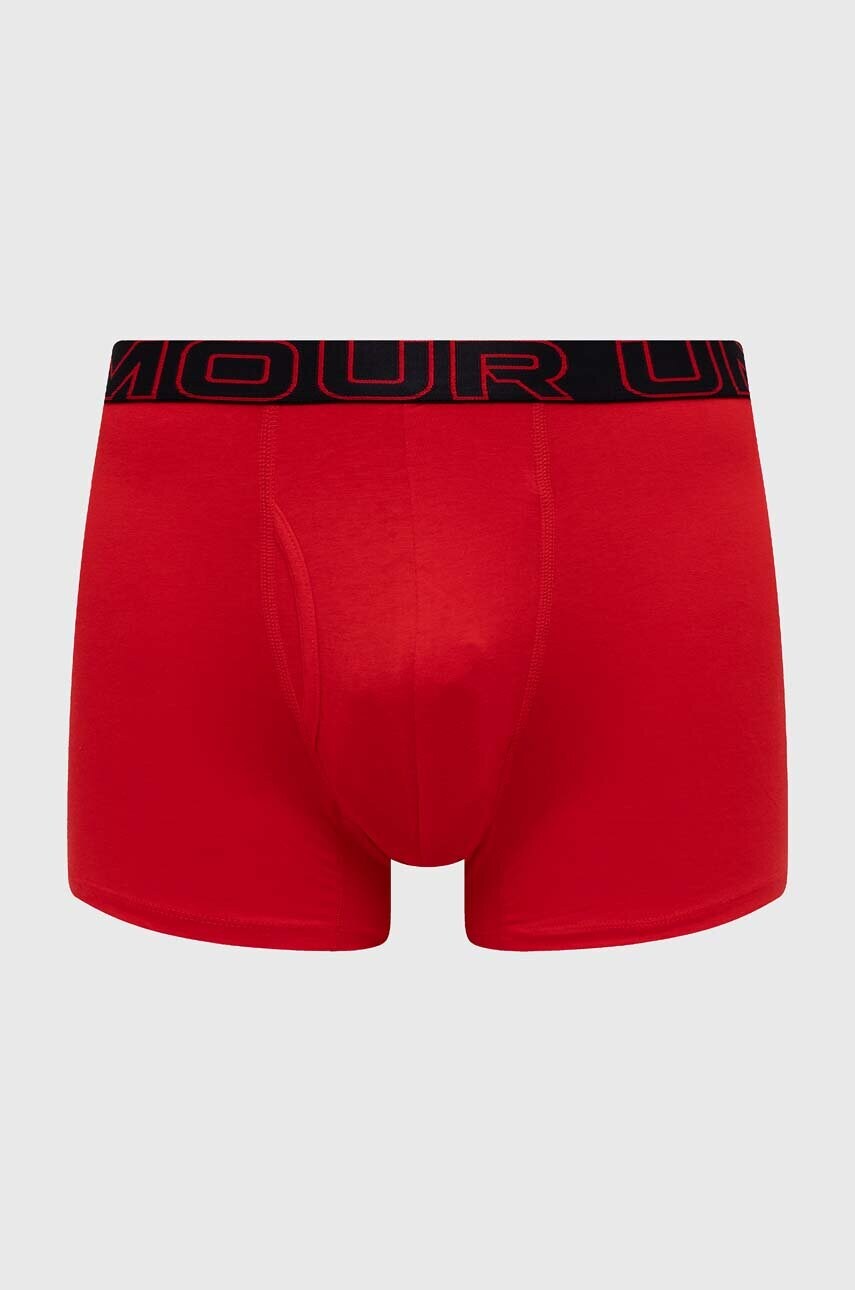 Боксери Under Armour 3-pack чоловічі колір червоний