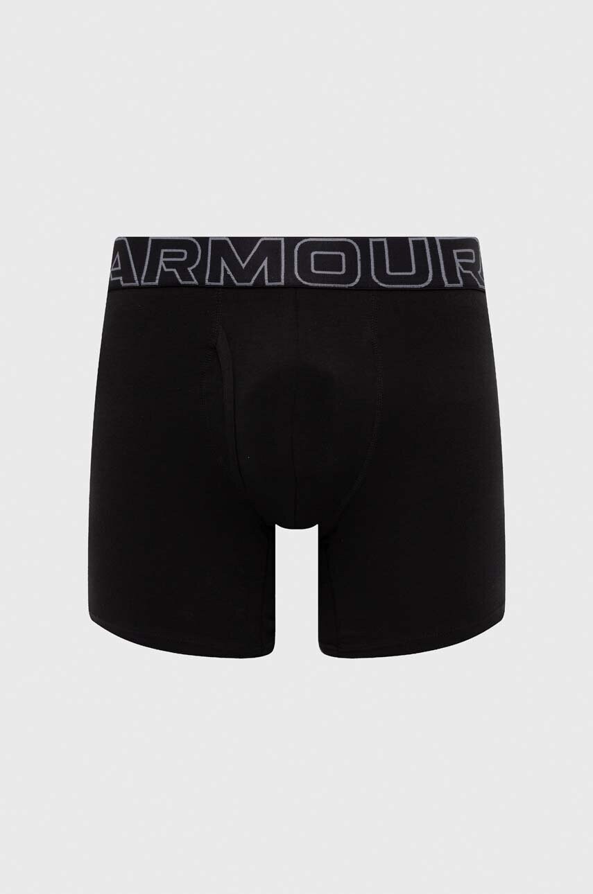 Боксери Under Armour 3-pack чоловічі колір чорний