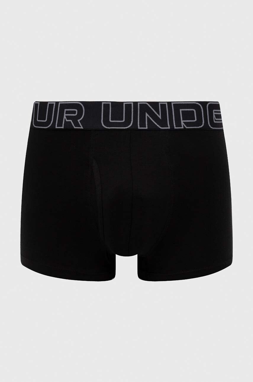 Боксери Under Armour 3-pack чоловічі колір чорний