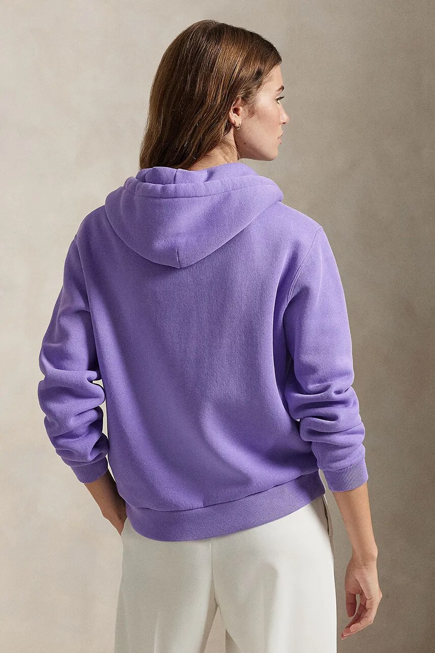 Кофта Polo Ralph Lauren жіноча з капюшоном однотонна 211943008