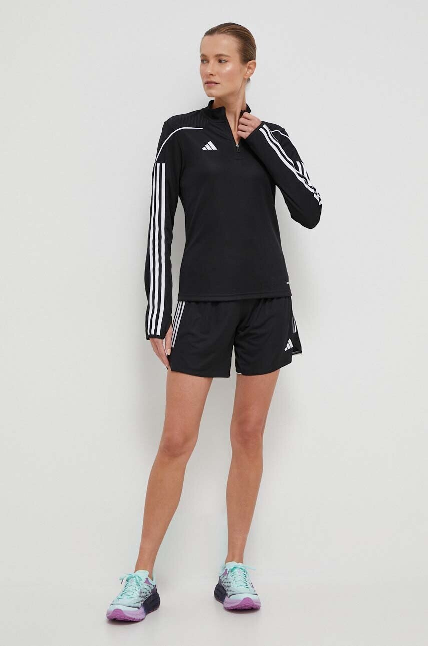 Тренувальна кофта adidas Performance Tiro 23 колір чорний з аплікацією